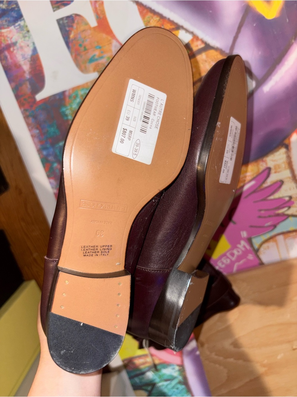 Classic Tall Leather Riding Boots in Dark Brown - Picture 10 of 11